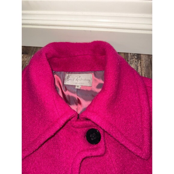 Vintage Emil Rutenburg 100% Wool Pink Peacoat size 8 - Picture 3 of 7